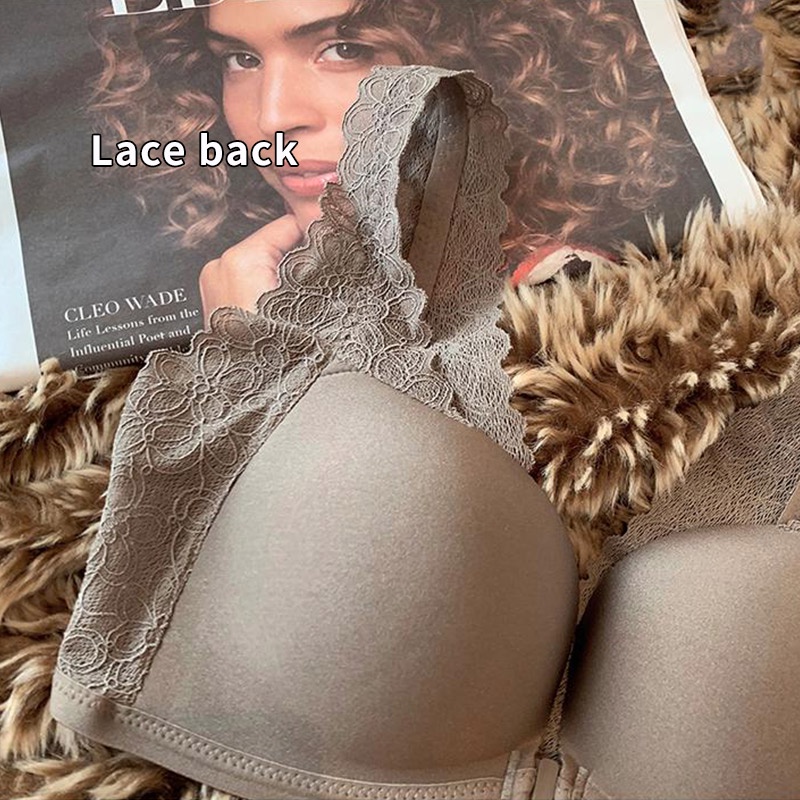 Áo lót nâng ngực không gọng phối ren quyến rũ cho nữ