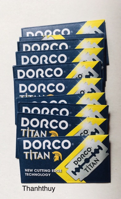 Set 2 Hộp lưỡi lam Trắng Dorco Titan siêu bén