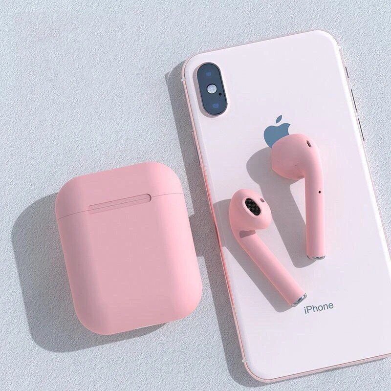 Tai nghe bluetooth không dây Inpods i12 TWS cảm ứng, vỏ bảo vệ Bao đựng Case i9, i11, i12, bảo hành 12 tháng lỗi 1 đổi 1