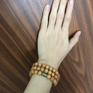 Chuỗi gỗ hoàng đàn quấn 3 vòng