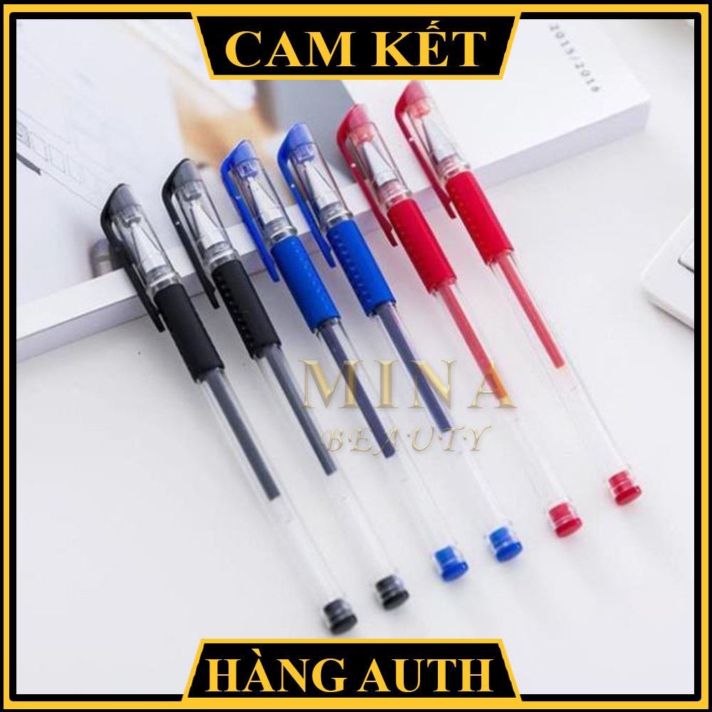 Bút bi mực nước nhiều màu có nắp đậy giá siêu rẻ 1k