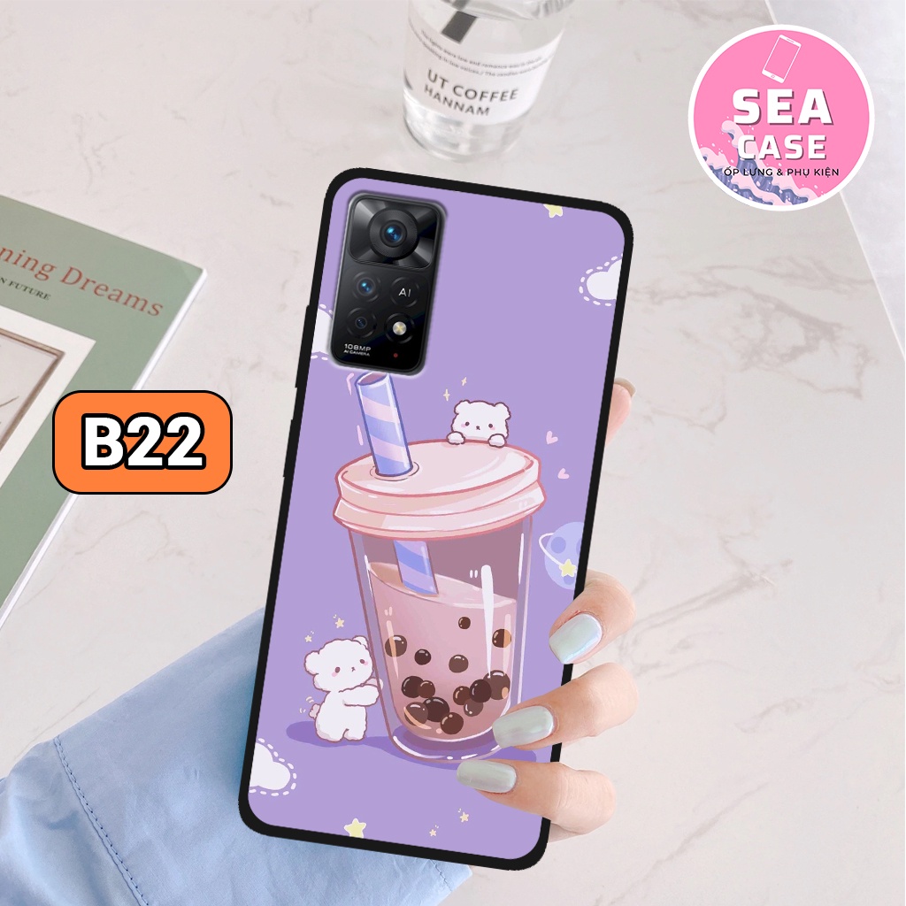 Ốp lưng XIAOMI REDMI NOTE 11/ REDMI NOTE 11S hình gấu đáng yêu,dễ thương – ốp nhựa chống trầy,chống va đập