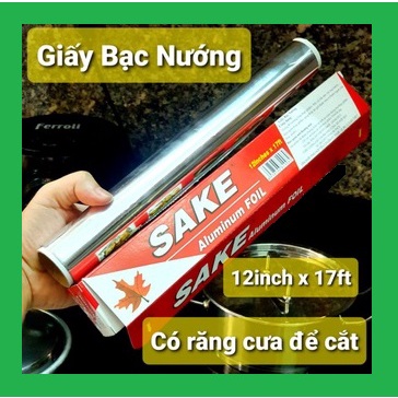 Cuộn Giấy bạc đa năng nướng cá, nướng thịt, làm bánh