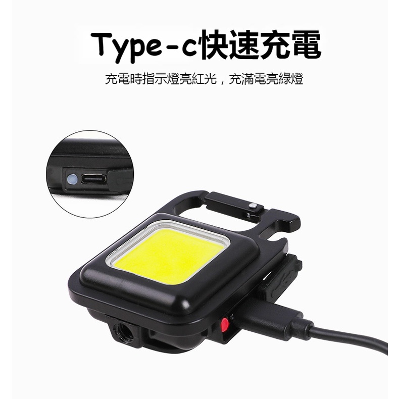 Đèn pinGIADUNGTONGKHO1Đèn pin siêu sáng có móc khóa, Đèn Có Thể Bỏ Túi Tích Hợp Mở Bia đa năng chống nước