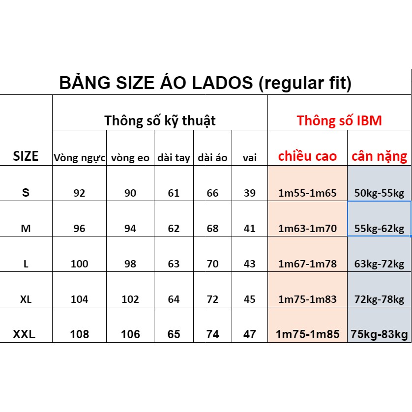 Áo Sơ Mi Vải Oxford Có Túi Lados - 8024 | Lados