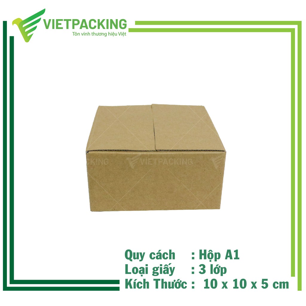 [RẺ VÔ ĐỊCH] 50 Hộp carton nhỏ 10x10x5 rẻ chắc chắn