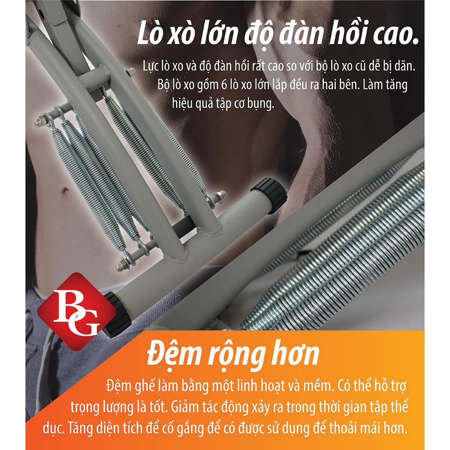 CHAIR19 NSPC - Máy tập cơ bụng đa năng NEW SIX PACK CARE phối hợp nhiều bài tập