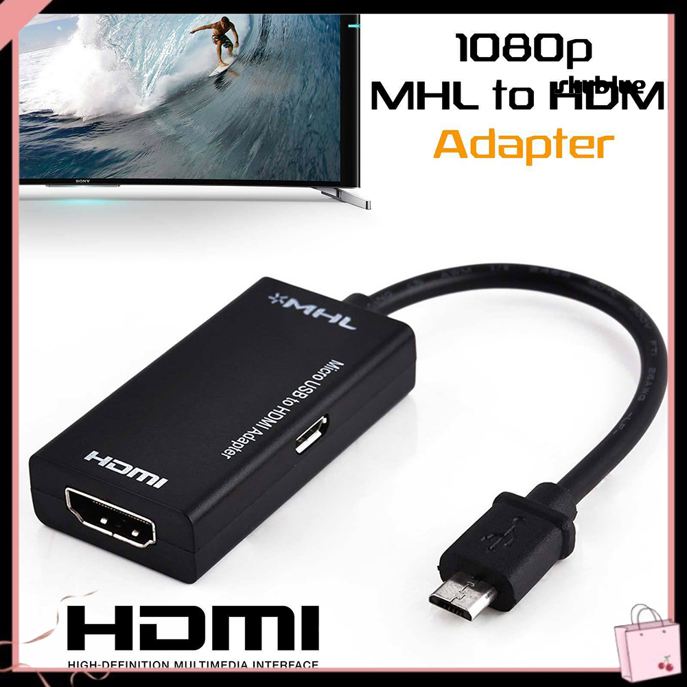 Bộ Chuyển Đổi S2 Mhl Micro Usb Sang Hd 1080p Hdmi-Compatible Cho Android Samsung Huawei