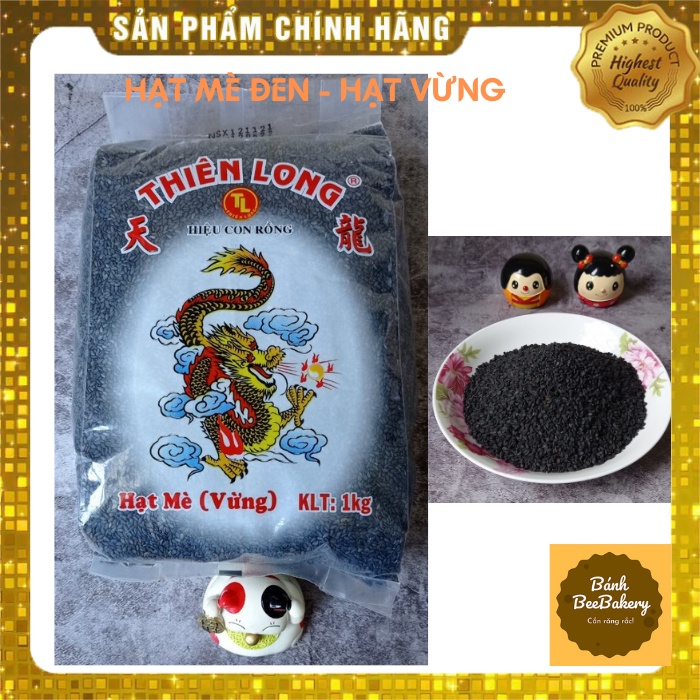 Hạt mè đen - Hạt Vừng đen loại 1  [túi 1kg]