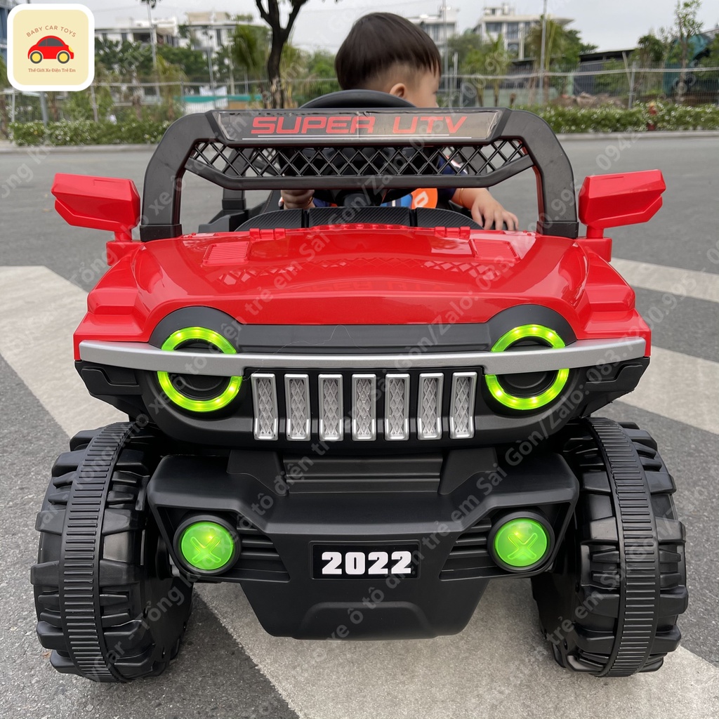 Xe điện trẻ em địa hình Jeep 2022