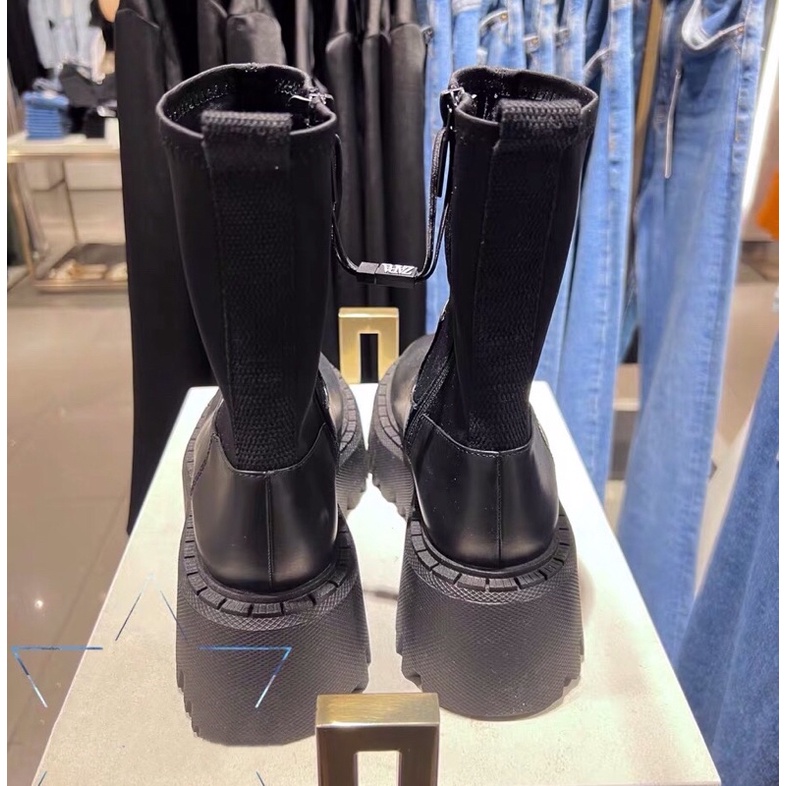 Chunky boots za.ra đế cao . ảnh thật