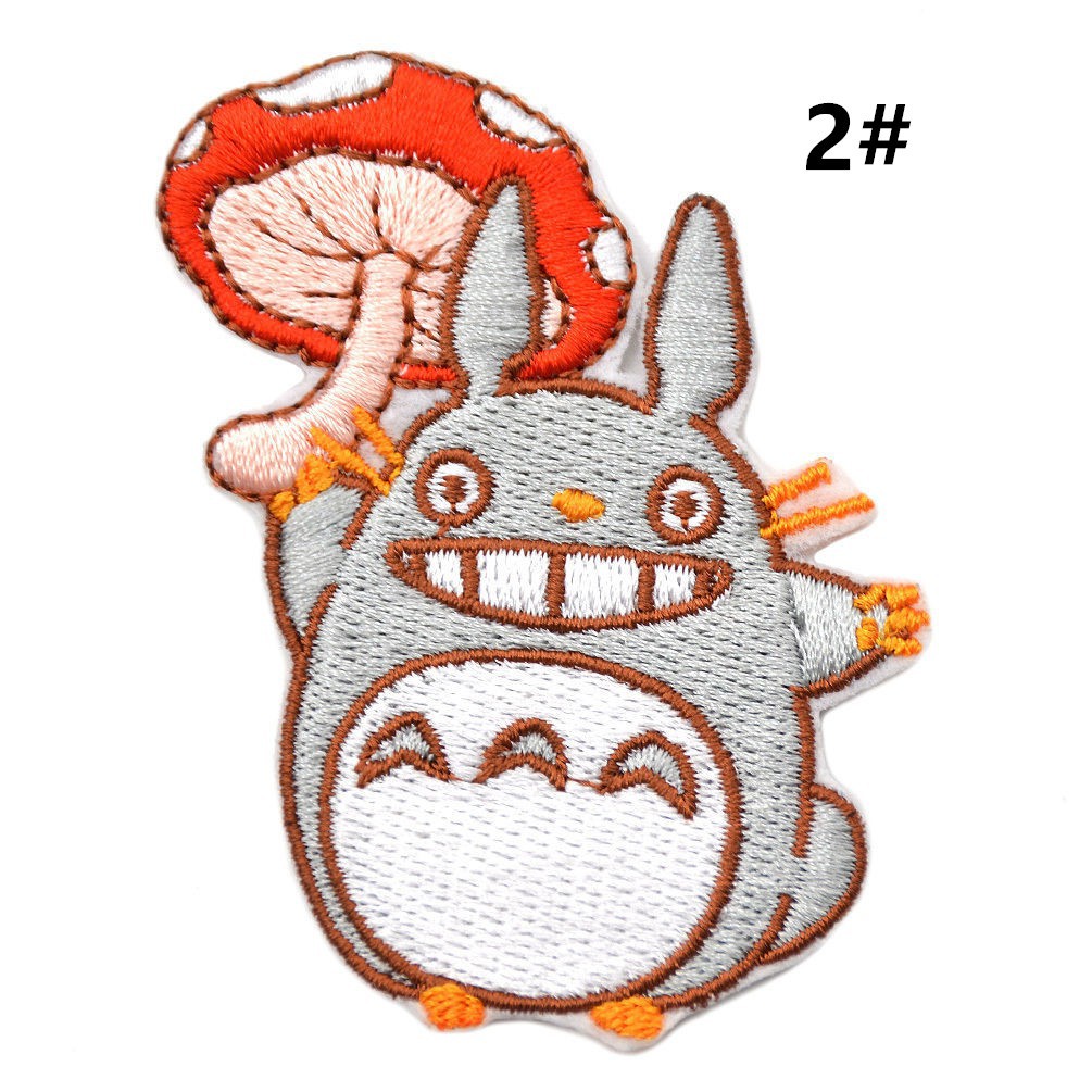 FREESHIP ĐƠN 99K_ Miếng dán trang trí kiểu ủi/thêu hình Totoro đáng yêu