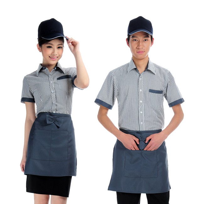 Tạp dề pha chế nam - nữ, tạp dề đồng phục cho nhân viên