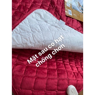 Thảm điện nhung cotton Hàn Quốc