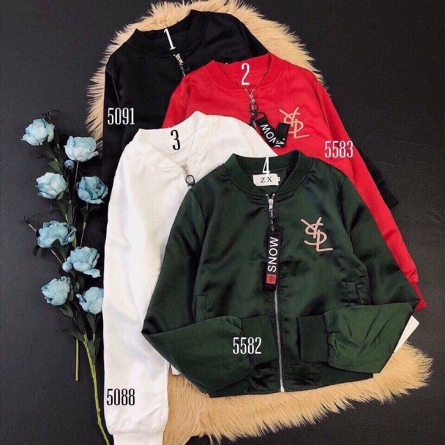 Xả- Áo khoác gió bomber hàng QC