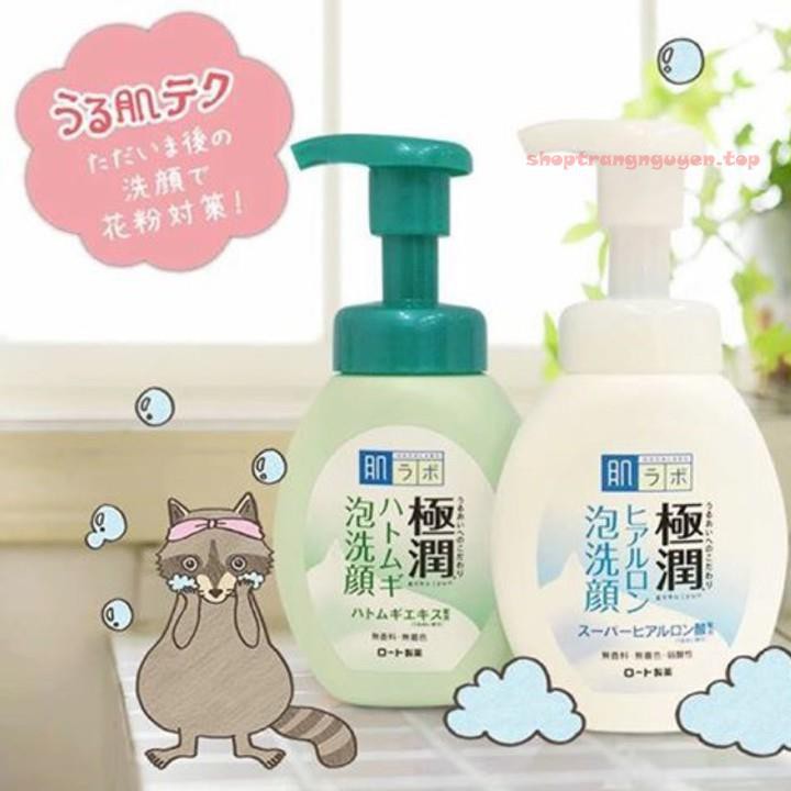 Sữa rửa mặt tạo bọt Hada Labo Gokujyun Foaming Cleanser - Đủ loại