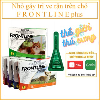 Nhỏ gáy trị ve rận trên chó F R O N T L I N E plus