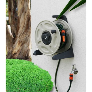 Bộ vòi tưới cây tự cuốn Holman-15m: Nhập khẩu úc, đầu phun 2 chức năng.