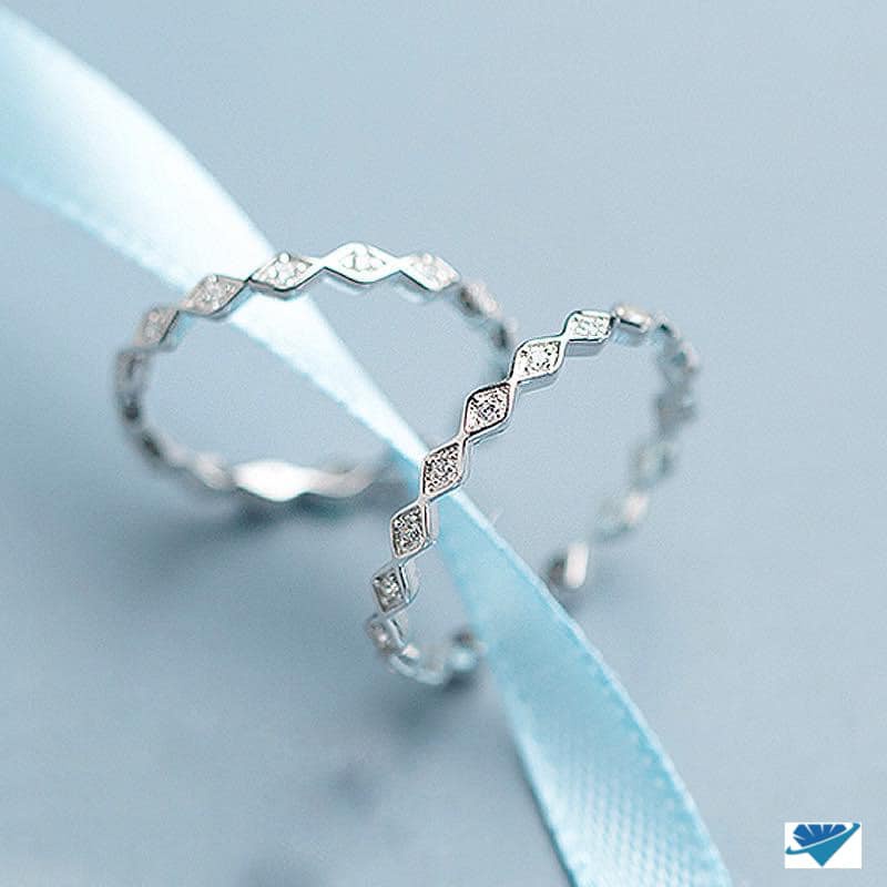 nhẫn sóng bạc ta