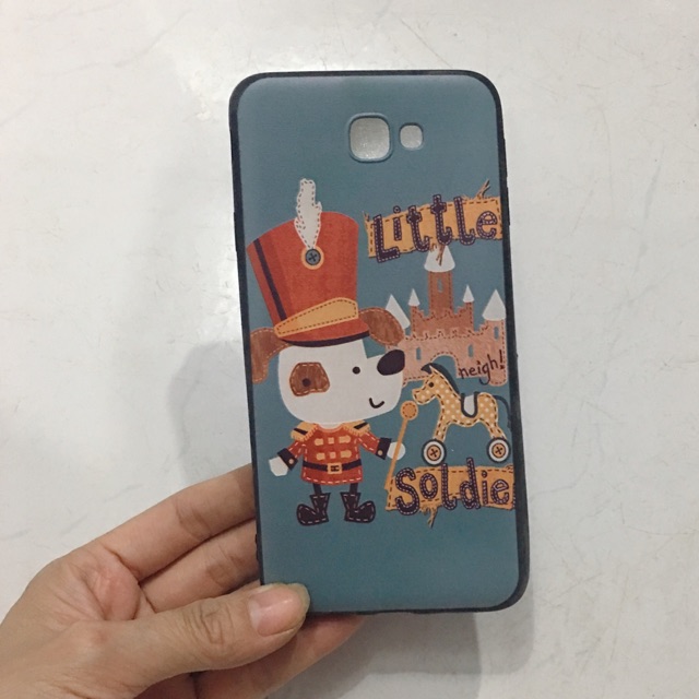 Ốp lưng J7Prime, J7 Prime chú Dog đội mũ