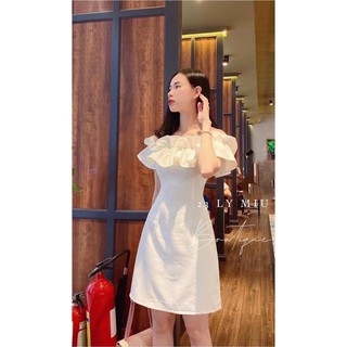 Váy trễ vai bèo tiểu thư