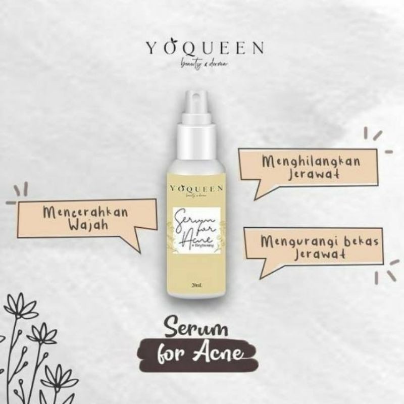 (hàng Mới Về) Serum Bpom Yoqueen Làm Trắng Da / Trị Mụn Hiệu Quả