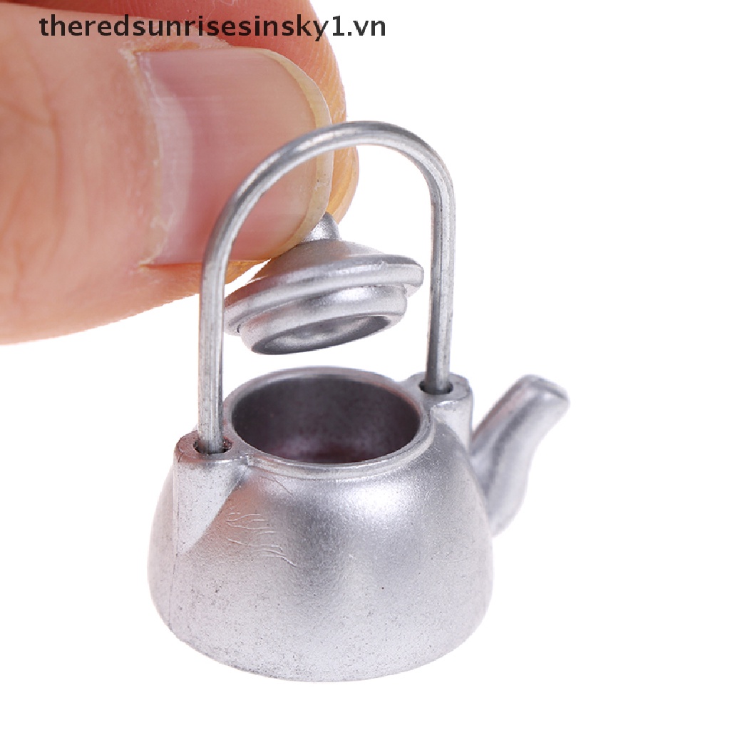 Set 3 mô hình ấm nước mini phong cách cổ điển dùng để trang trí nhà búp bê
