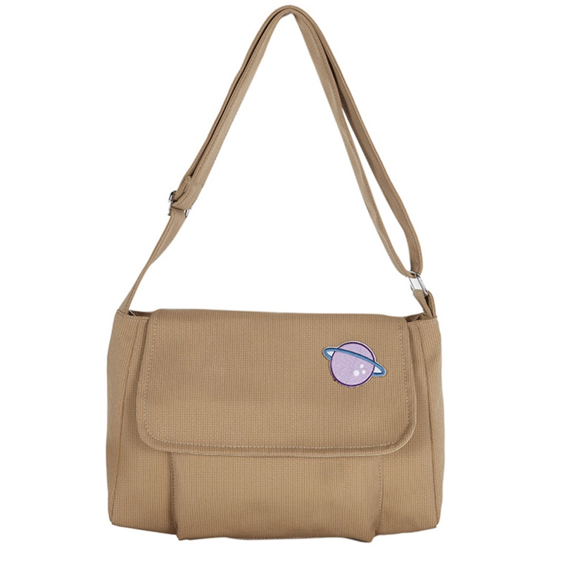 Túi Đeo Chéo Canvas Màu Sắc Xinh Xắn Cho Nữ