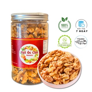 Nhân hạt óc chó tách vỏ 500 gram hạt óc chó vàng sấy hỗ trợ sức khỏe tuyệt vời
