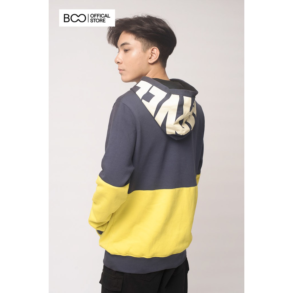 Áo Hoodie Nỉ Có Mũ Nam BOO Dáng Rộng Phối Màu Cực Chất In Hình Marvel