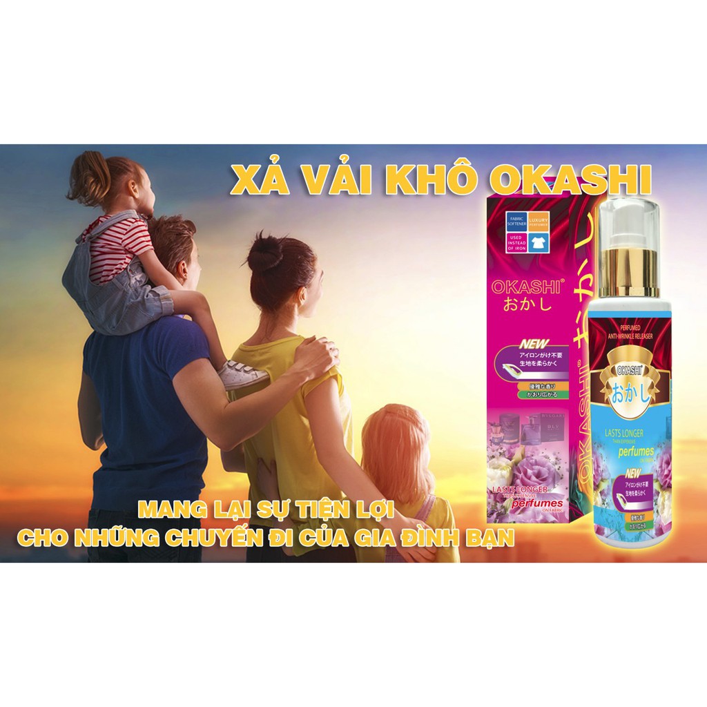 Xả vải khô Okashi 150ml