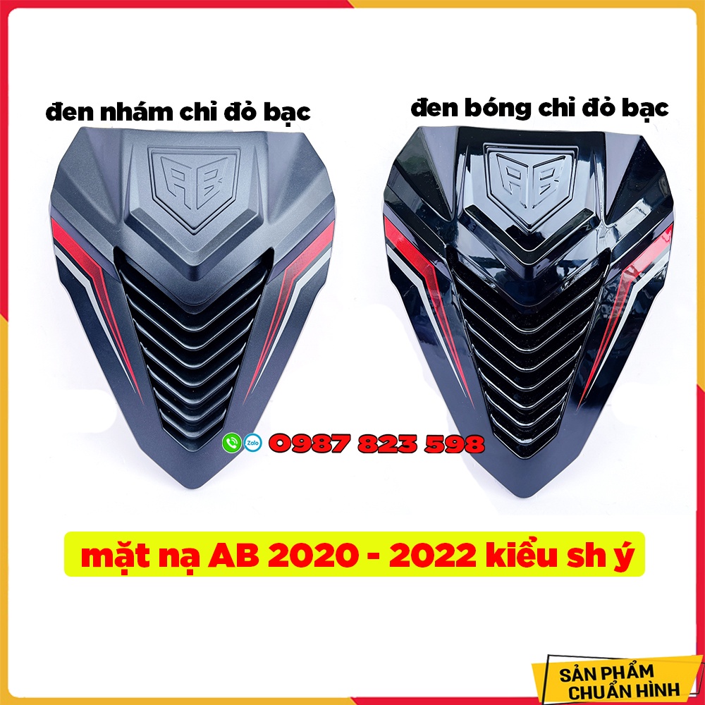 Mặt Nạ Kiểu SH Ý Gắn Cho Airblade 2020 - 2021-22 - 2023  Chính Hãng Motorart, Mặt nạ AB 160, AB 2023