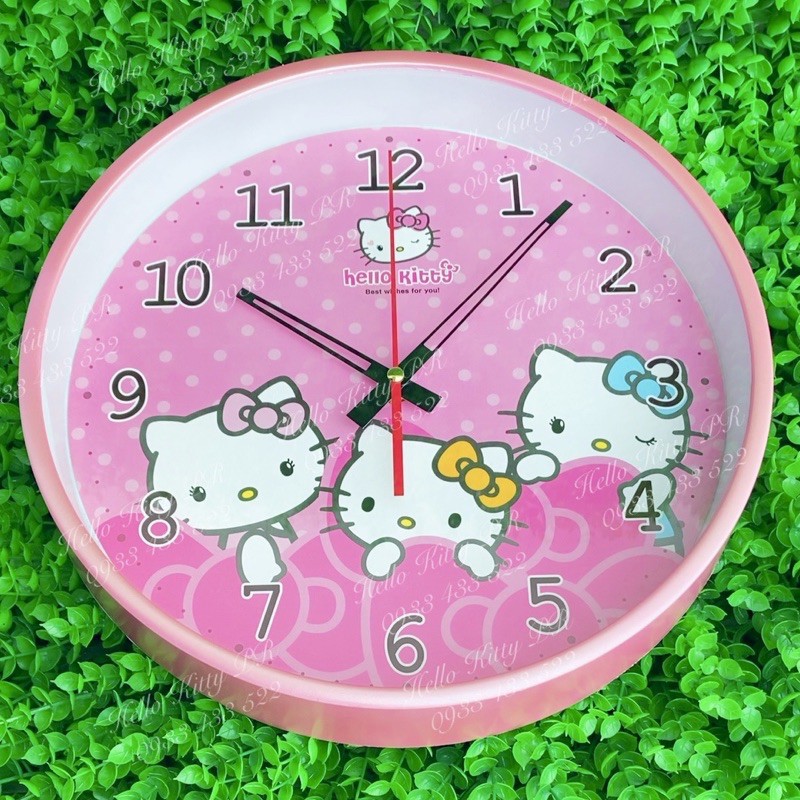 Đồng hồ treo tường Hello Kitty