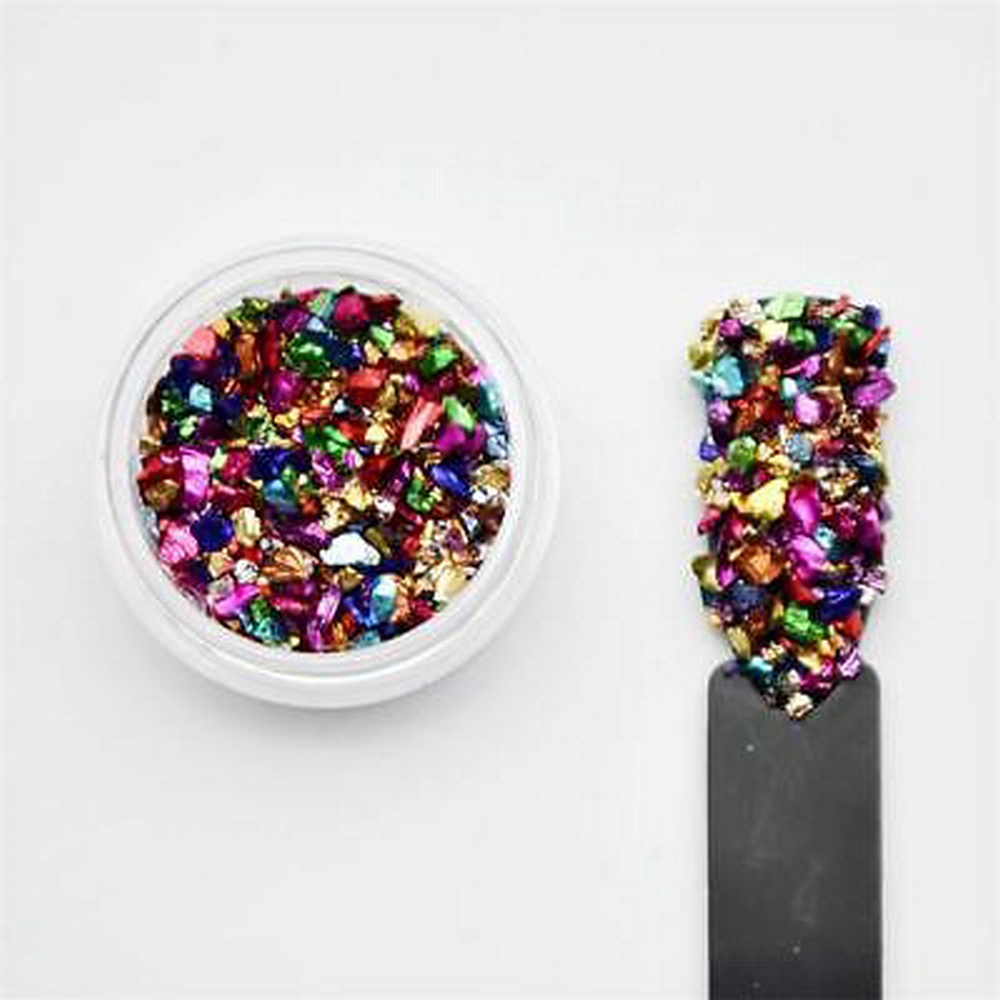 Hộp đựng phụ kiện pha lê dùng trang trí móng tay lấp lánh