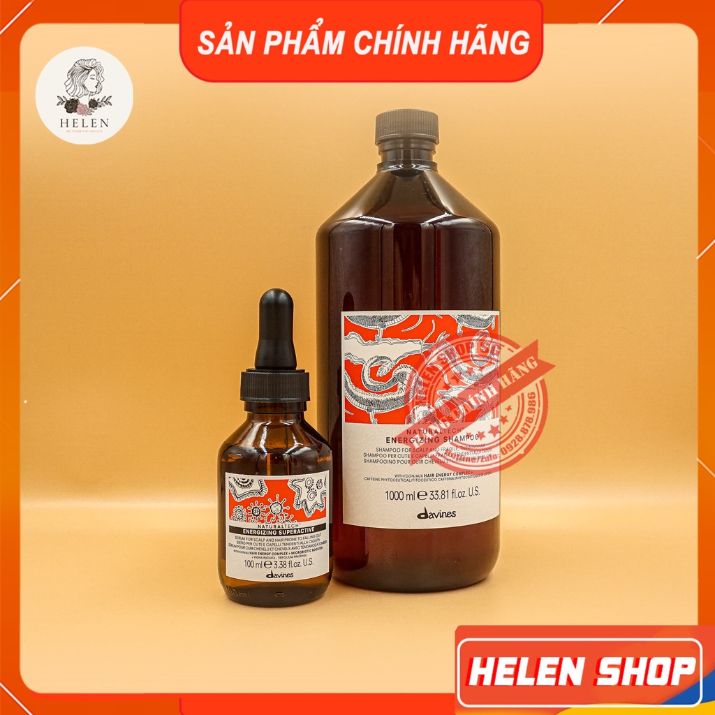 Tinh Chất Dưỡng Tóc Davines Energizing Superactive – 100ml, Giúp Chống Rụng Và Hỗ Trợ Mọc Tóc