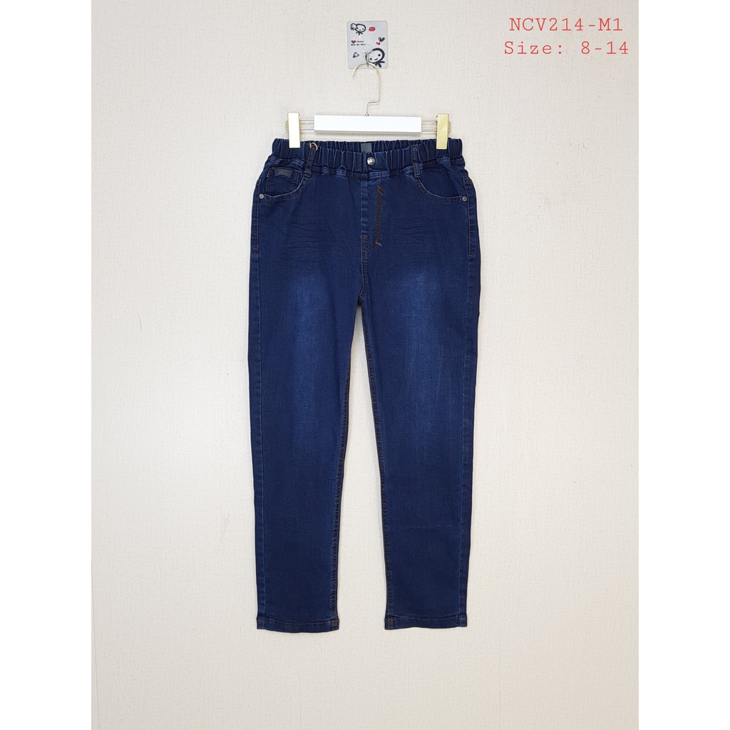 QUẦN JEAN DÀI 2 LỚP, GIỮ ẤM TỐI ĐA CHO BÉ GÁI 25-50KG