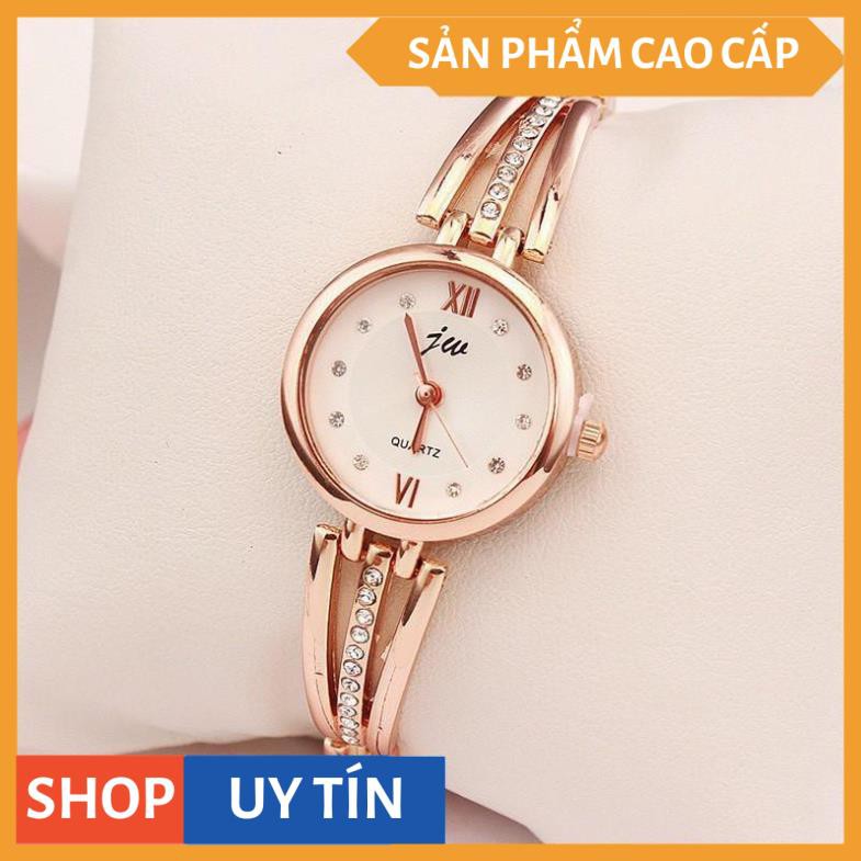 Đồng Hồ Nữ JW Dây Kim Loại Kiểu Lắc Tay Đính Hạt Cao Cấp (Nhiều Màu) [HÀNG CAO CẤP]