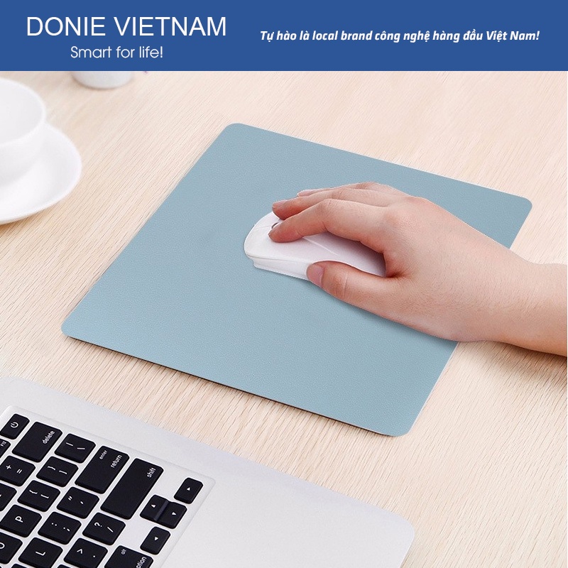Tấm Lót Chuột Bàn Di Kê Chuột Cỡ Lớn Da PU Chống Trơn Trượt, Không Thấm Nước (30 x 24 cm)