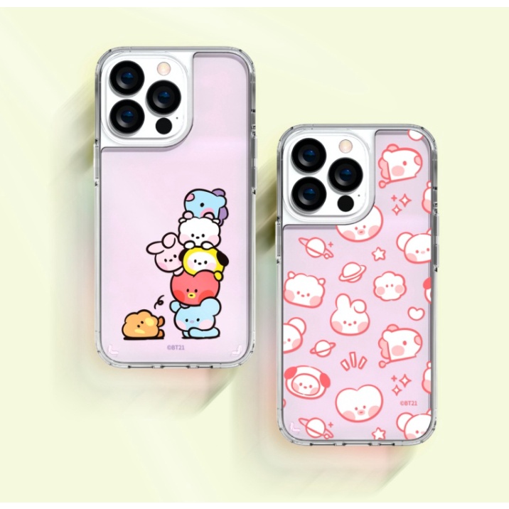 Ốp Điện Thoại Họa Tiết bts bt21 Cho iphone15 iphone14 iphone13 iphone12 iphone 11 iphone x xs xr