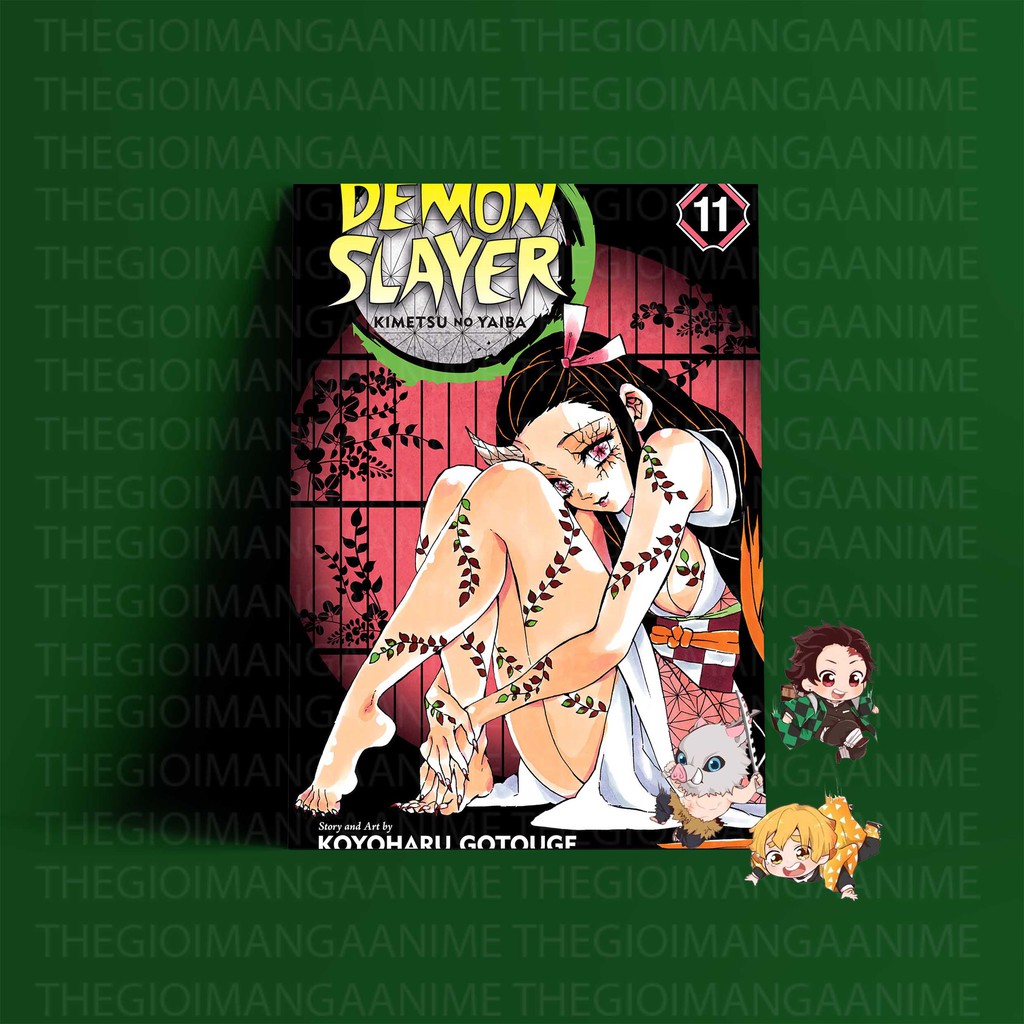 Tấm Postcard cao cấp Thanh gươm diệt quỷ KIMETSU NO YAIBA  M01 anime giấy 260gsm hình bìa truyện manga chibi ảnh đẹp