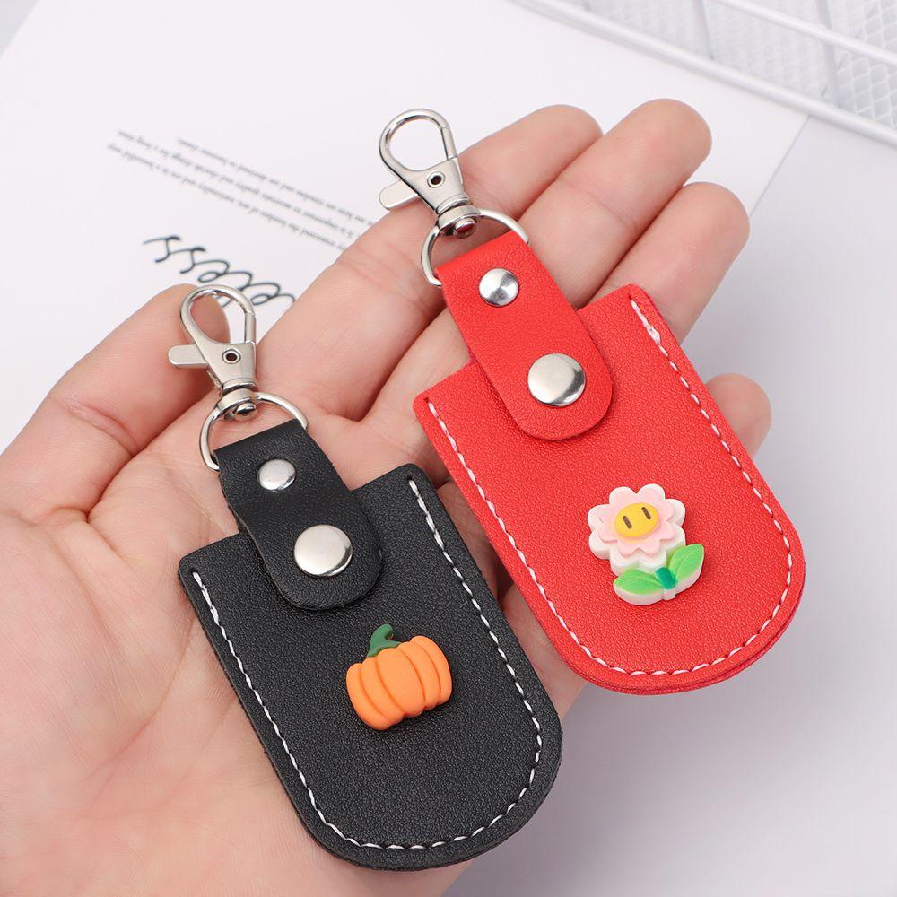 PATH Bao Da PU Đựng Thẻ Kèm Móc Khóa Họa Tiết Hoạt Hình Giá Đỡ
