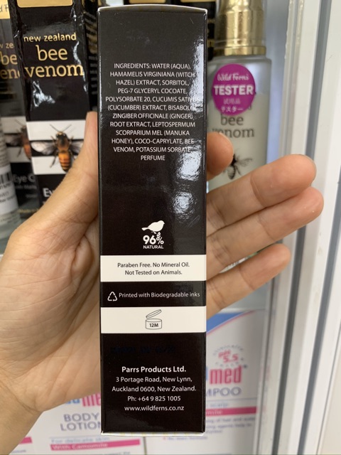 Siêu Thị Newzealand-Serum dưỡng da chiết xuất từ nọc ong-Serum dưỡng da mặt Wildfern nọc ong 47ml