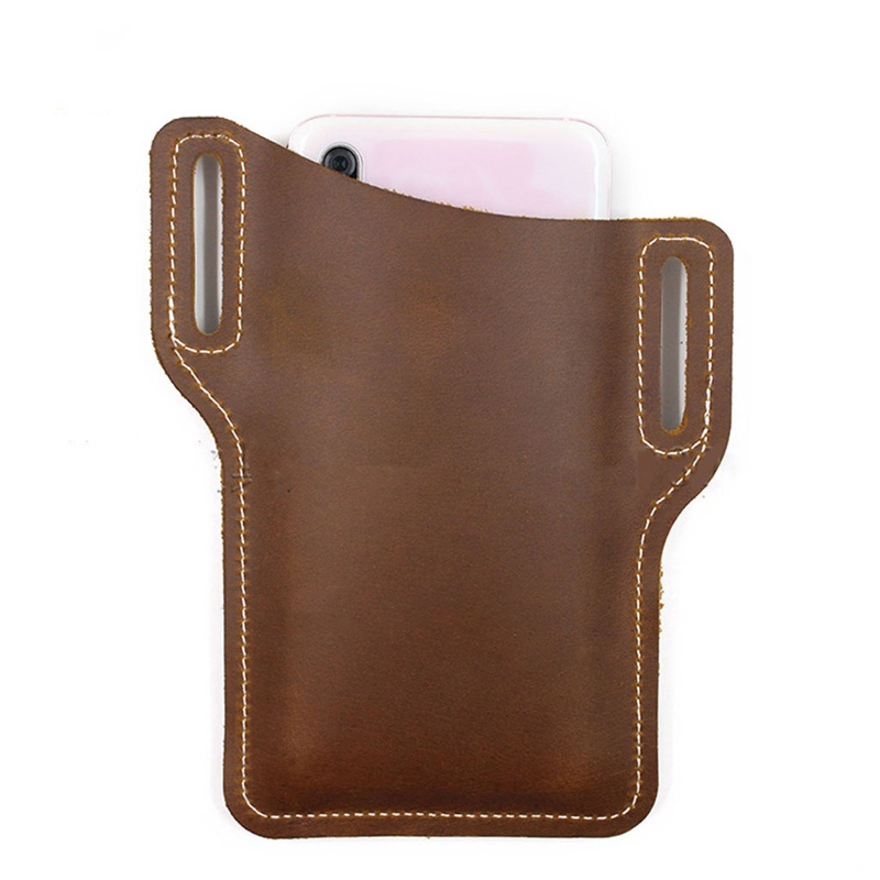 Túi Da PU Đeo Hông Đựng Điện Thoại Tiện Dụng Cho Nam