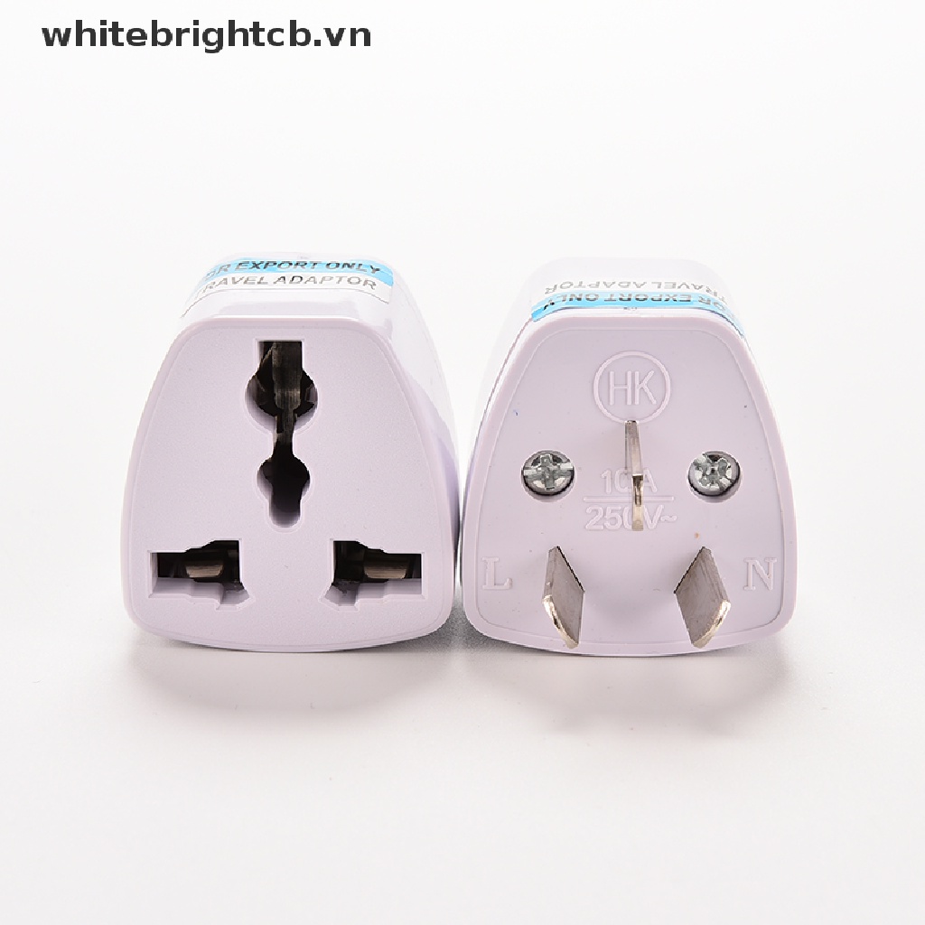 Phích Cắm Chuyển Đổi AC 3 Chấu Từ US / US / EU Sang AU Úc Tiện Dụng Khi Đi Du Lịch