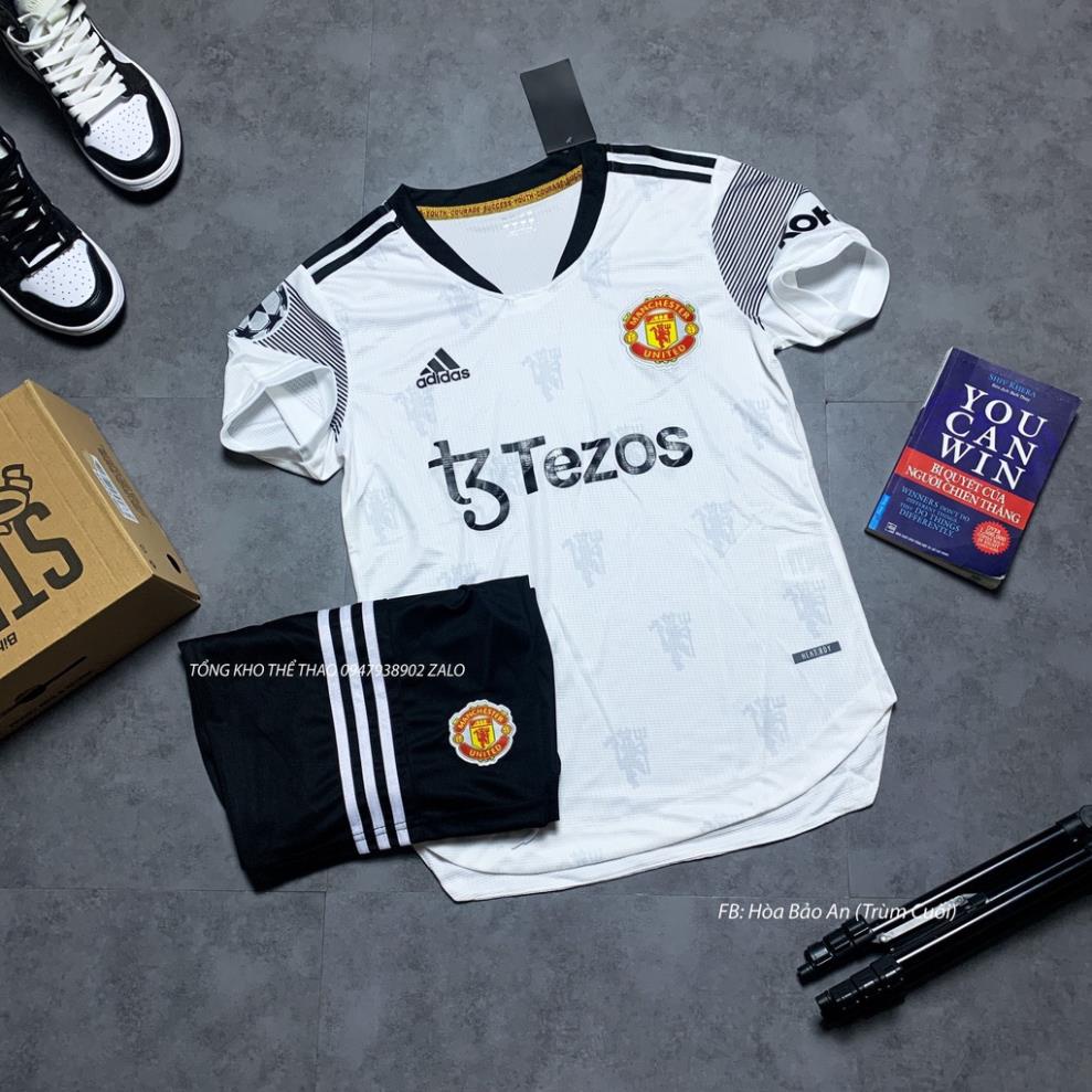 Áo Bóng Đá CLB Manchester 21/22- Vải Thái Chuẩn áo đấu MU mùa giải 2022/23 phom 43-90kg