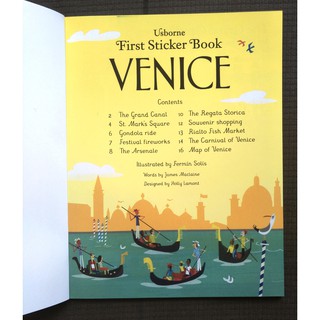 Dính dán - Usborne sticker book - Venice