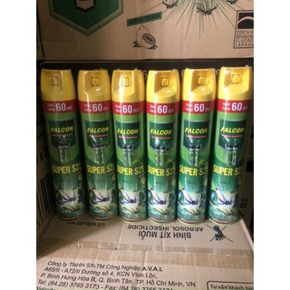 Xịt muổi / con trùng falcon hương chanh / lựu 660ml