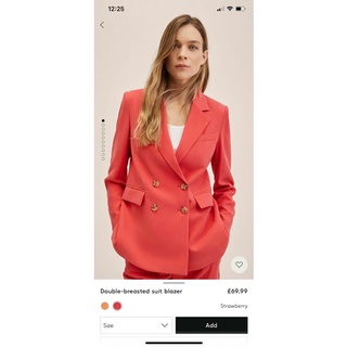 [virusplussize] áo blazer mango xuất xịn bigsize