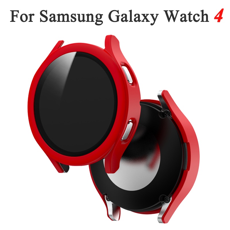 Ốp Bảo Vệ Mặt Đồng Hồ Thông Minh samsung Galaxy watch 4 40 44mm 4 Classic 42 46mm Kèm Kính Cường Lực