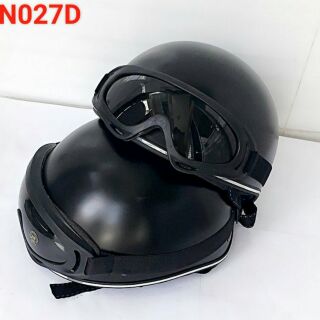 Nón bảo hiểm trơn có kính, nón phượt, nón bảo hiểm, nón du lịch, nón bảo hiểm nhóm, nón nửa đầu, nón bảo hiểm thời trang